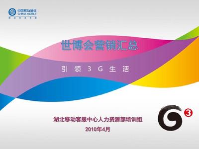 中國移動(dòng)公司上海世博會(huì)期間營銷方案匯總